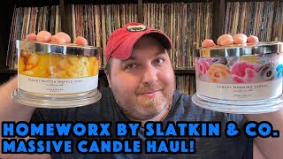 Massive Homeworx by Slatkin & Co. Haul! | New Spring Candles! | Spring 2022