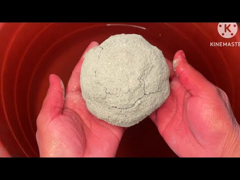 RELAXING Grainy Cement Balls | Water Crumbling ASMR Sleep Aid"