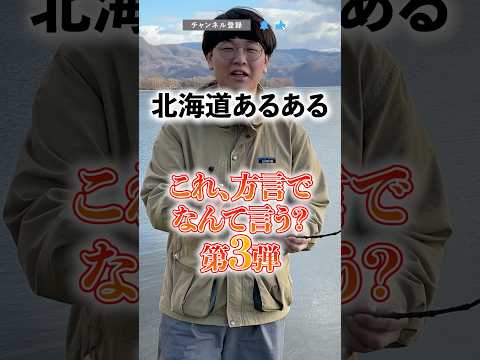 【北海道あるある】これ北海道でなんて言う？第3弾 #北海道 #Shorts #shorts