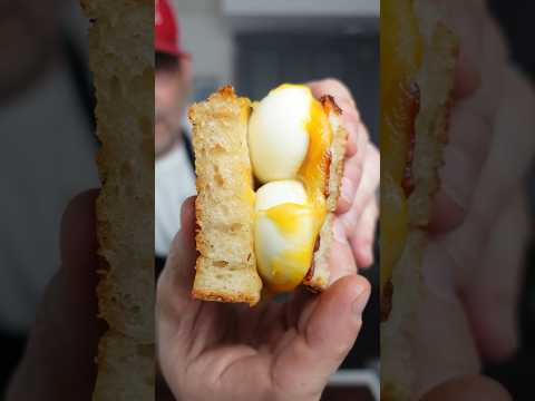 Deviled Eggs Grilled Cheese #shorts