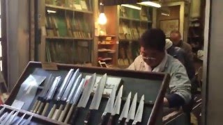 Knife Shops - TSUKIJI Biggest Fish Market in The world, Japan 3