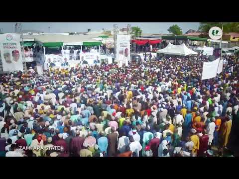 H.E Atiku Abubakar and Ifeanyi Okowa Storm Zamfara for the 2023 PDP Presidential Campaign Rally