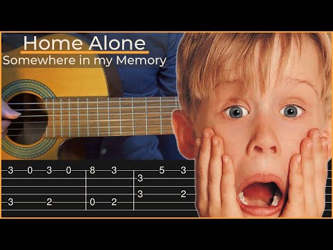 Home Alone - Somewhere in my Memory (Simple Guitar Tab)