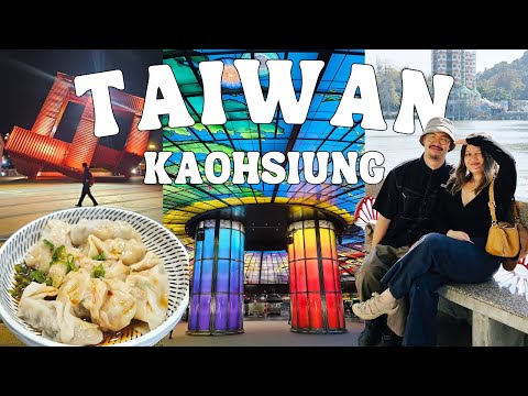 Kaohsiung Taiwan Vlog 🇹🇼 Must-See Attractions, Kaohsiung Night Market, Taiwan Street Food 2024