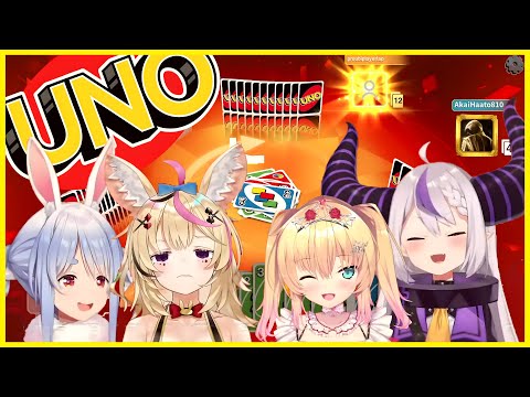 [Unolive] ENDLESS UNO: Haachama Returns! ft. Usada, PoPo, and Yamada! [hololive] [ENG SUB]