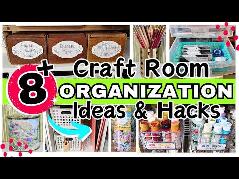 MUST SEE Craft Room Organization Ideas and Hacks You will WANT to try