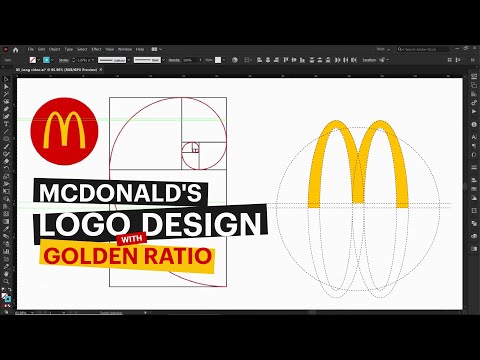 McDonald's Logo Design with Golden Ratio  - Adobe Illustrator Tutorial