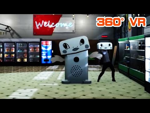 裏世界のスーパーマーケットVR【360° 3DVR動画】