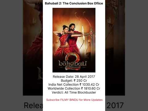 Bahubali 2 The Conclusion Box Office Report Worldwide Collection Budget Verdict #Bahubali2 #Prabhas