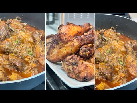 The Best Smothered Chicken | Chicken Yassa #gambia #senegal