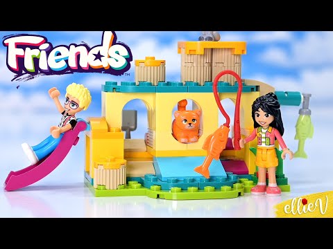 Ginger chonky cat! The best of all cats 😻 Lego Friends Cat Playground Adventure build & review