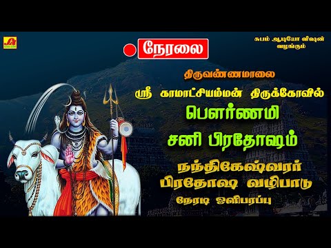 🔴  LIVE திருவண்ணாமலை ஸ்ரீகாமாட்சியம்மன்திருக்கோவில் பௌர்ணமி சனிபிரதோஷம் அபிஷேகம் #livesanipradhosham