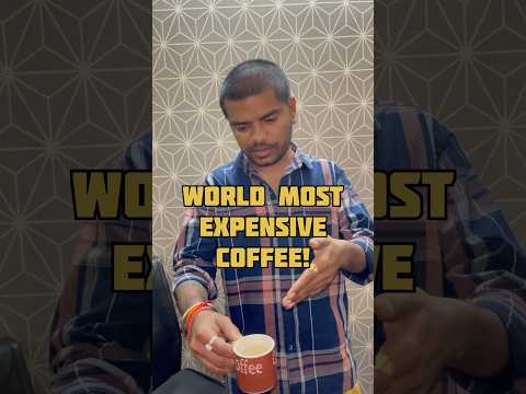 World’s most expensive coffee #mrbeast #shorts