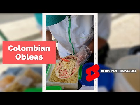 Retirement Travelers: Colombian OBLEAS | Easy Recipes  #shorts