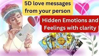 Their Hidden Emotions for You | Their 5D Love Messages - Timeless Tarot Reading 💃🕺🌞🌞