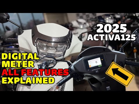 2025 Honda Activa 125 New Model Digital Meter All Features Explained | Activa 125 New Model 2025