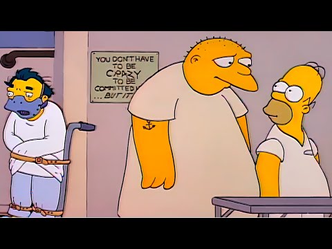 The Simpsons, Homer Was Sent to a Mental Hospital! The Simpsons 2024 - Best moments