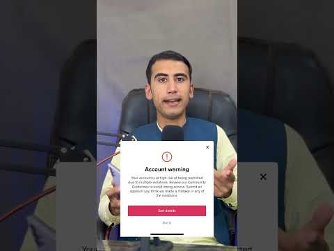 How to remove TikTok warning