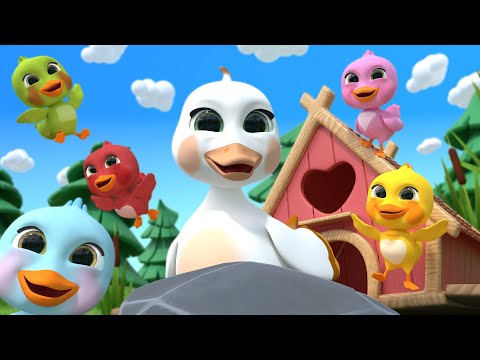 5 Little Ducks(Learn Colors Song) | Little LaLa's Nursery Rhymes & Kids Songs