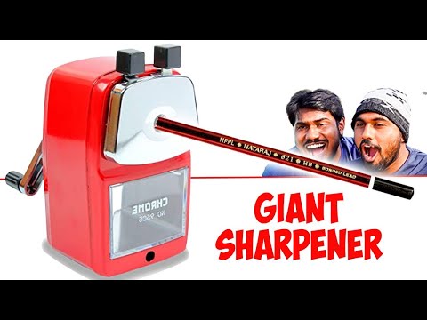 Unboxing World's Biggest Pencil Sharpener! Worth Rs.500