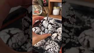 Chocolate Crinkle Cookies 🎄❄️ | 크리스마스 베이킹! 초코 크링클 쿠키