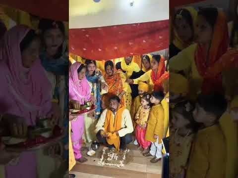 Haldi ceremony #vickysahibavlogs #ytshorts #dailyvlogs