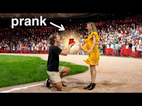 I did a bunch of fake proposals in this video