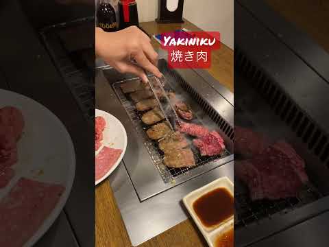 YAKINIKU Time a Japanese dish means grilled meat. #amazingjapan #yakiniku #japanesefood #shorts