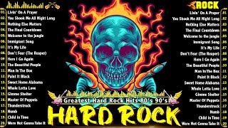 Top 100 Classic Hard Rock Songs Of All Time 🎸💥 Metallica, Bon Jovi, Nirvana, Guns N' Roses, ACDC