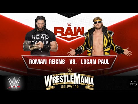 ROMAN REIGNS vs LOGAN PAUL 2023 | WWE 2K23 Wrestlemania | Match Highlights  #wwe #wwe2k23