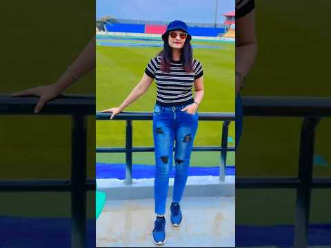 PSI Pallavi jadhav mam😍🔥🥵🥀 in HPCA cricket stadium, Dharamshala || #viral  || #shorts || #motivation