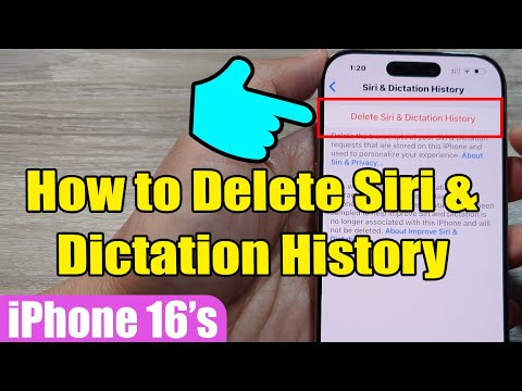 🗑️ How to Delete Siri & Dictation History on iPhone 16/16 Pro Max 📱 | iOS 18 Guide