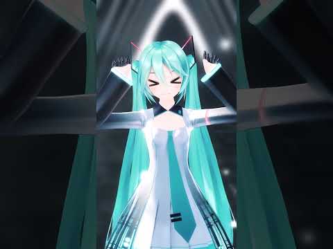 【MMD / YYB式初音ミク】ミチノチモシーキミノキモチ「4K」  #ミク #miku #shorts #short