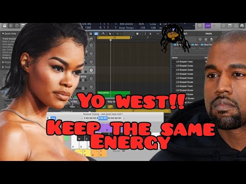 Making A Kanye West K.T.S.E Teyana Taylor Vibe Vintage Sample from scratch Logic Pro