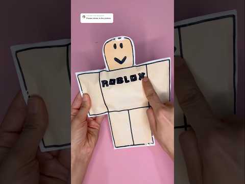 Roblox blind bag 4! #roblox #blindbag #papersquishy #papercraft #crafts #craft #asmrunboxing