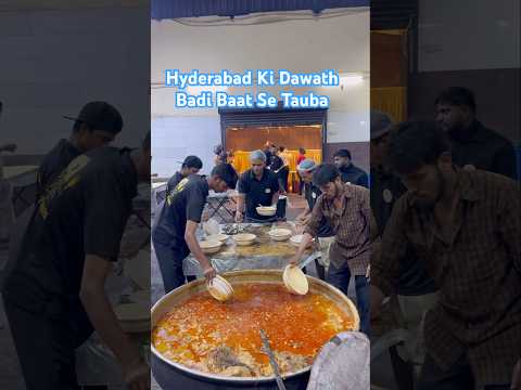 Hyderabad Ki Dawath Ka Lazeez Khana #viralvideo #ytshorts #shorts