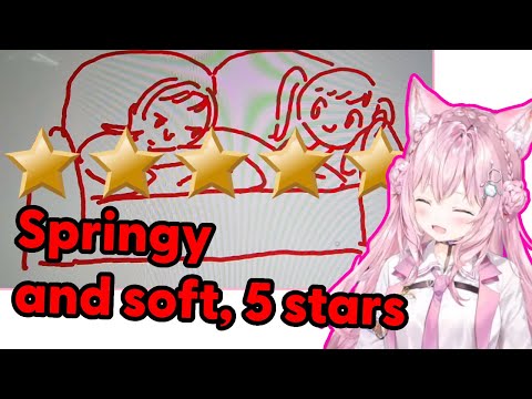 Koyori reads Kiara's review of Marine's butt【Hololive】