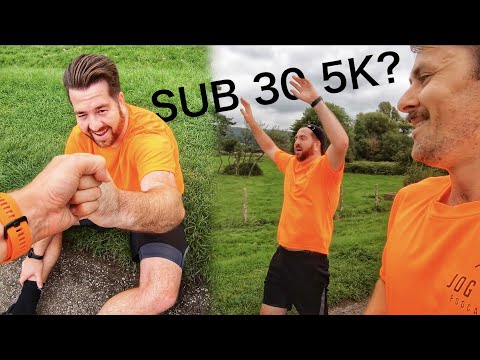 Pacing a man to a SUB 30 5K after weight loss (Cheddar Reservoir)