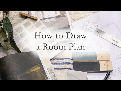 KITCHEN DESIGN | How to Draw a Room Plan