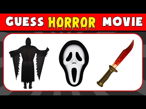 Guess the HORROR MOVIE by EMOJI + CLOTHES + WEAPONS +VOICE |GhostFace,Pennywise, M3GAN,Michael Myers