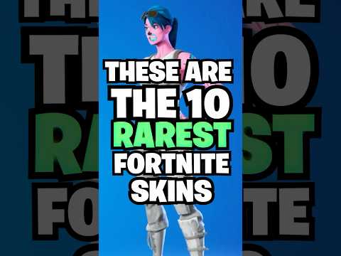 10 RAREST Fortnite Skins..