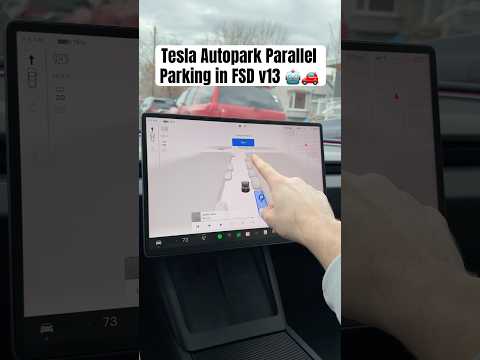 Tesla Autopark Is Even Faster in FSD v13! 😳👀