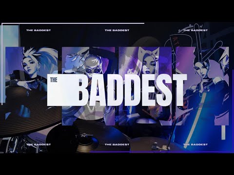 K/DA - THE BADDEST ft. (G)I-DLE, Bea Miller, Wolftyla | League of Legends - Drum Cover by AToku