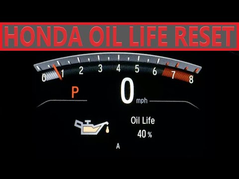 Honda Oil Life Reset