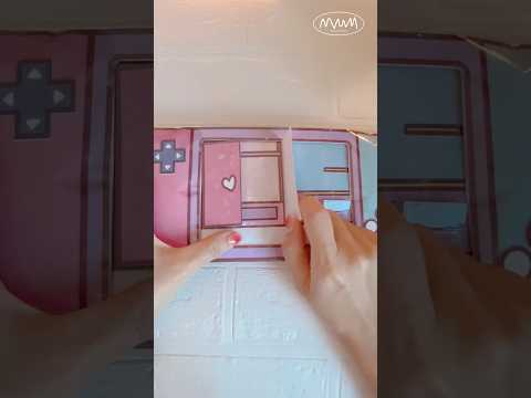 My DIY Kuromi Paper Squishy Nintendo Switch Dollhouse | Part 1 #hellokitty #kuromi #shorts