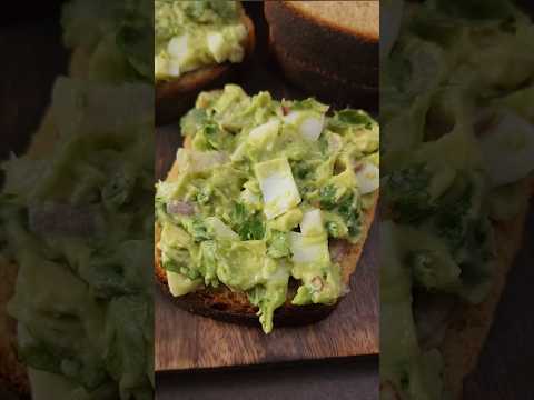 Avocado Egg Salad | Avocado Toast | Egg Toast | Quick Breakfast, Mid Day Snack Recipe #ketogenic