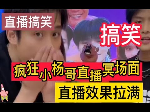 小杨哥直播冥场面，不开心就看疯狂小杨哥，专治各种不开心