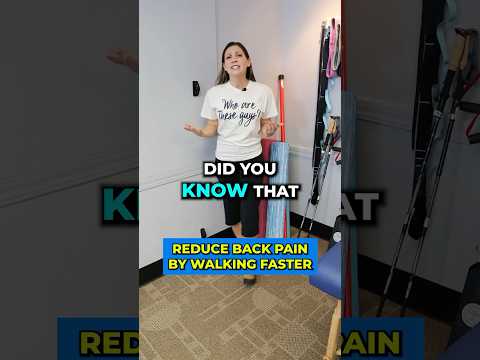 Reduce Back Pain By Walking Faster #backpainrelief #walkingforhealth #PainFreeLiving #bobandbrad