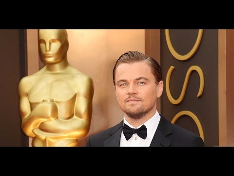 Leonardo DiCaprio Accepting Oscar