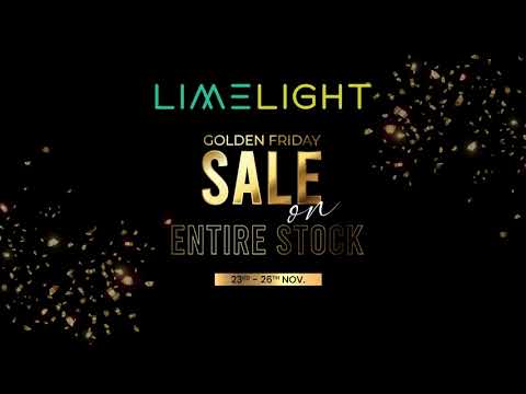 Shop Limelight Golden Friday Sale now and enjoy discounts  | Limelight.pk